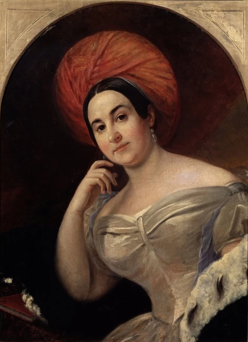 Ritratto della comica Ekaterina Semyonova